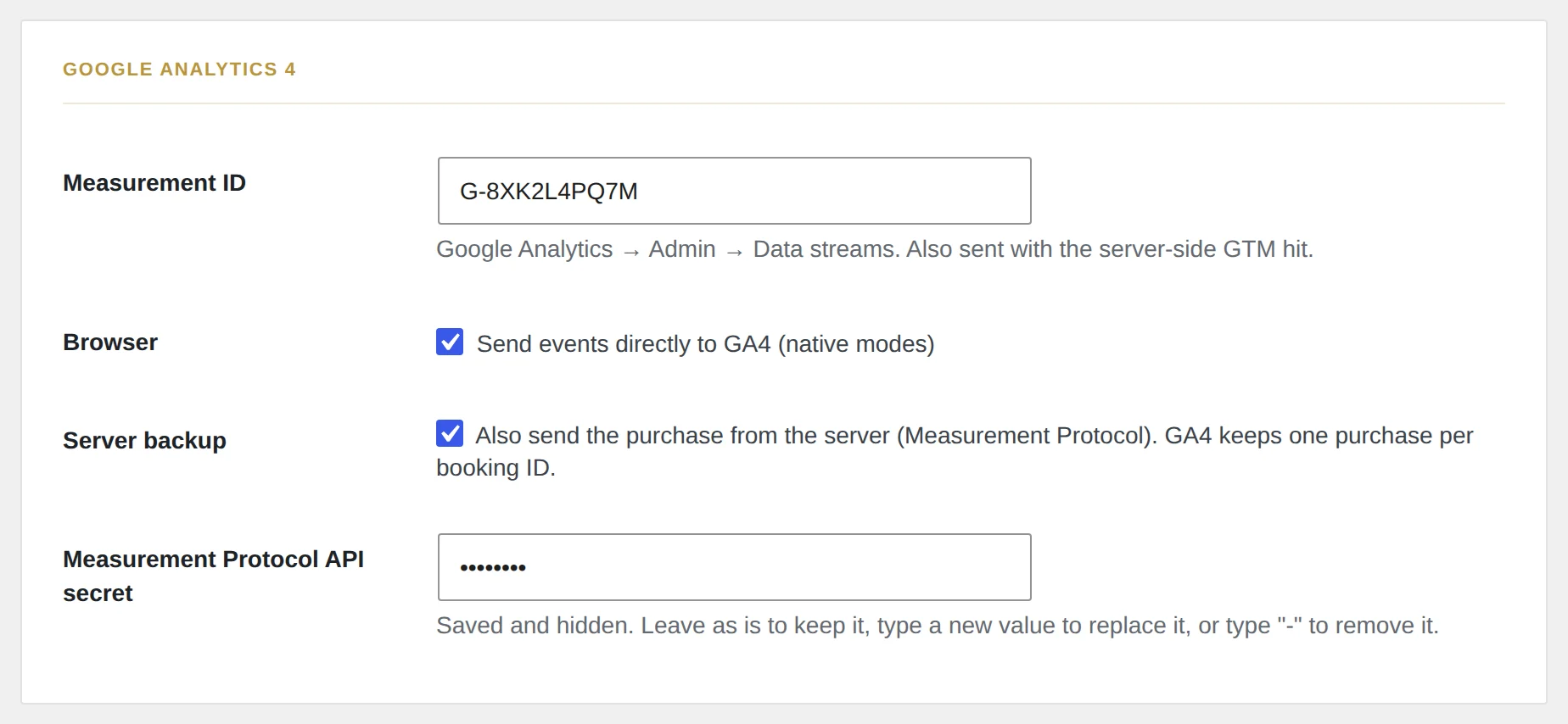 Google Analytics 4: Browser-Events und Server-Backup.